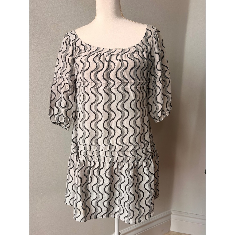 Grey MNG Suit silk dress size 6